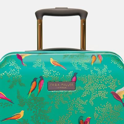 Sara Miller Birds Large Suitcase Green #5