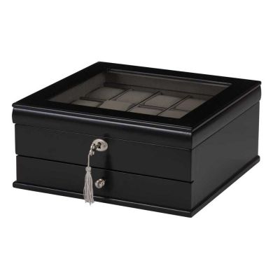 Mele & Co Arthur Watch Box Black