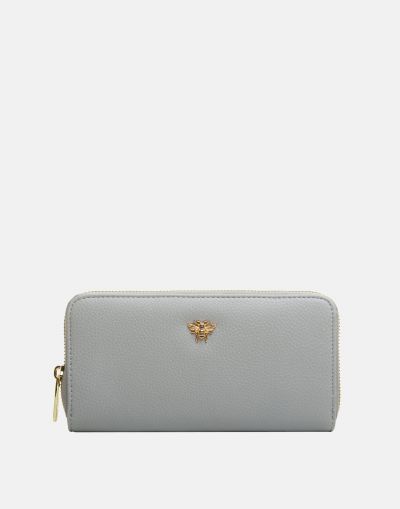 Alice Wheeler London Clifton Purse in Grey