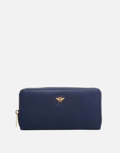 Alice Wheeler London Clifton Purse in Navy