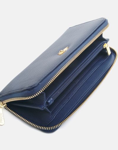 Alice Wheeler London Clifton Purse in Navy #2