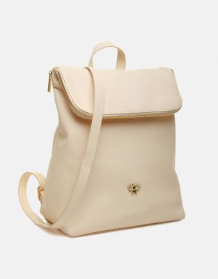 Alice Wheeler London Marlow Backpack Cream #2