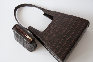 Croc Brown Jeenaa Jiyo Handbag