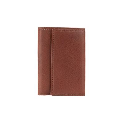 Visconti Leather Key Pouch Wallet Brown