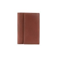 Visconti Leather Key Pouch Wallet Brown