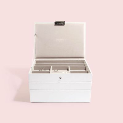 Stackers Classic Jewellery Box White