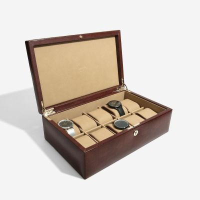 Dulwich Chestnut Brown Leather 10 pc Watch Box #2