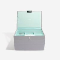 Stackers Mint Classic Jewellery Box Grey