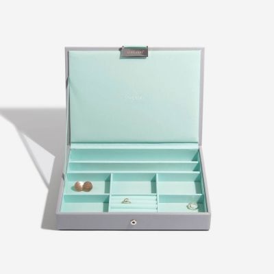 Stackers Mint Classic Jewellery Box Grey #5