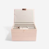 Stackers Classic Jewellery Box Blush Pink