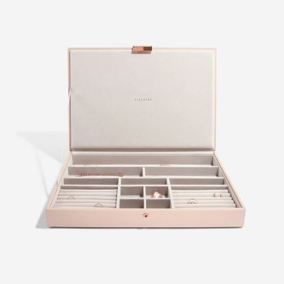 Stackers Supersize Jewellery Box Blush Pink #5