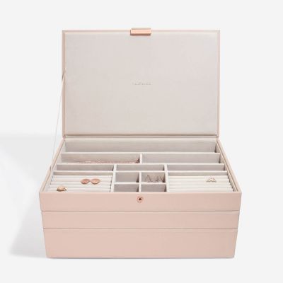 Stackers Supersize Jewellery Box Blush Pink #7