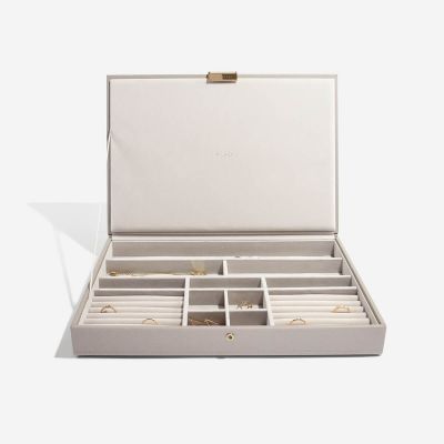 Stackers Supersize Jewellery Box Taupe #4