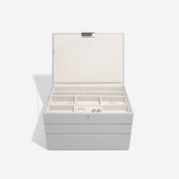 Stackers Pebble Classic Jewellery Box Grey