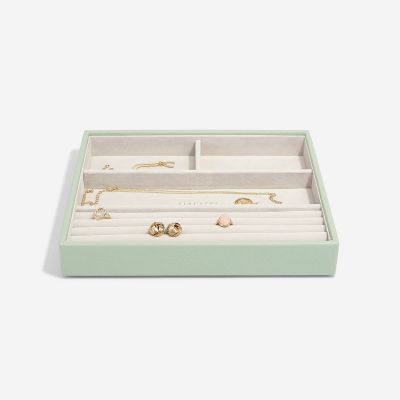 Stackers Classic Jewellery Box Set of 4 Sage Green #5
