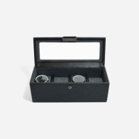 Stackers 4 Piece Watch Box Black