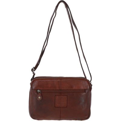 Ashwood Leather 3 section Woven Handbag in Cognac #3