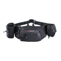 Caribee Road Runner Waist Bag in Black