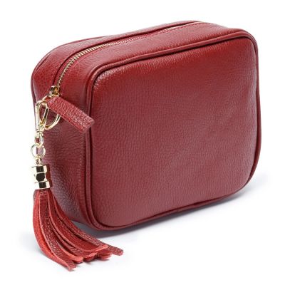 Elie Beaumont Cross Body Bag in Wine