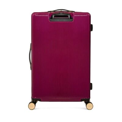 Dune London Olive 77cm Large Suitcase Berry Gloss #2