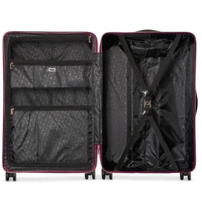 Dune London Olive 77cm Large Suitcase Berry Gloss #3