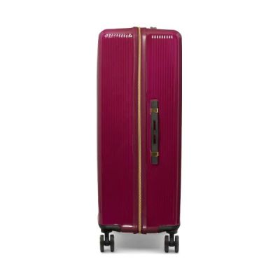 Dune London Olive 77cm Large Suitcase Berry Gloss #4