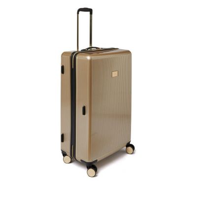 Dune London Olive 77cm Large Suitcase Gold #2
