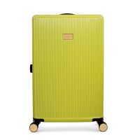 Dune London Olive 77cm Large Suitcase Lime Gloss