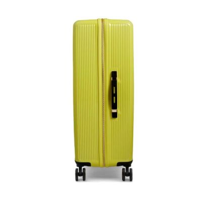Dune London Olive 77cm Large Suitcase Lime Gloss #4