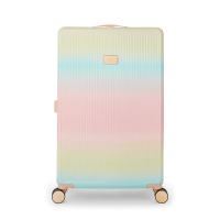 Dune London Olive 77cm Large Suitcase Rainbow Ombre Multi