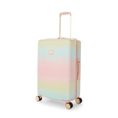 Dune London Olive 67cm Medium Suitcase Rainbow Ombre Multi #3