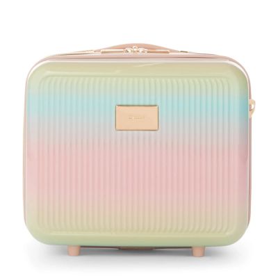 Dune London Olive Vanity Case Rainbow Ombre Multi