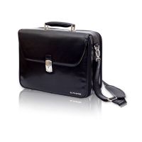 Elite Bags Doctor's Black Medical Leather Bag