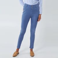 H Mcilroy London Blue Stretched Denim Skinny Jean