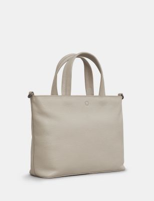 Yoshi Hampton Leather Multiway Grab Bag Warm Grey #2