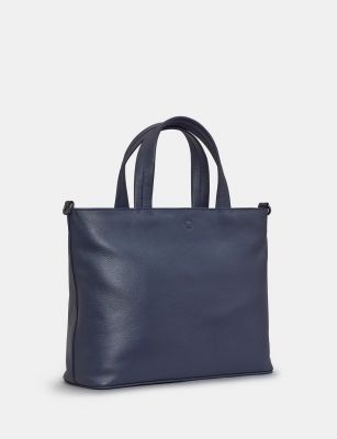 Yoshi Hampton Leather Multiway Grab Bag Navy #2