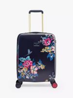 Joules Cambridge 53.5cm 4-Wheel Cabin Suitcase - Navy Floral