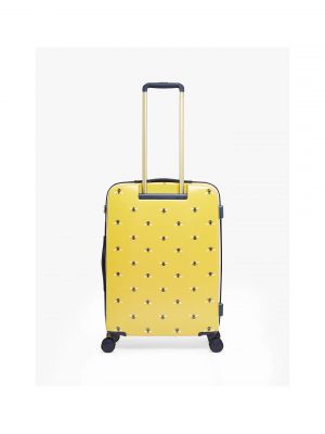 Joules Botanical Bee 75.5cm 4-Wheel Large Suitcase - Yellow #2