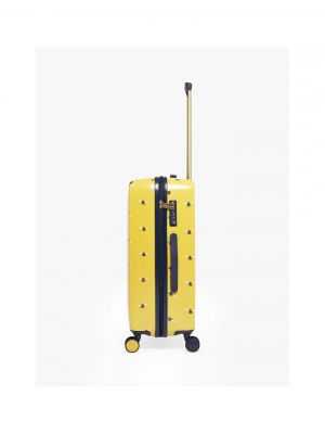 Joules Botanical Bee 75.5cm 4-Wheel Large Suitcase - Yellow #3