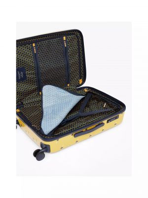 Joules Botanical Bee 75.5cm 4-Wheel Large Suitcase - Yellow #6