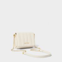Katie Loxton Kendra Quilted Crossbody Bag in Oyster