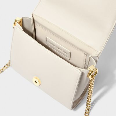 Katie Loxton Kendra Quilted Crossbody Bag in Oyster #2