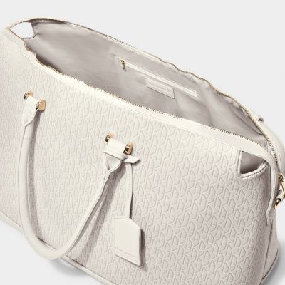 Katie Loxton Signature Weekend Bag in Off White #2