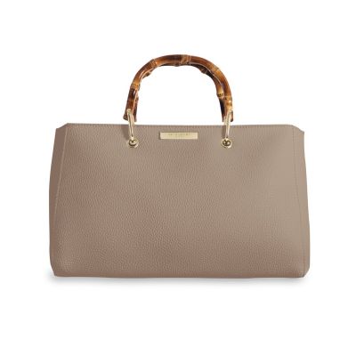 Katie Loxton Avery Bamboo Bag Taupe
