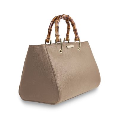 Katie Loxton Avery Bamboo Bag Taupe #2
