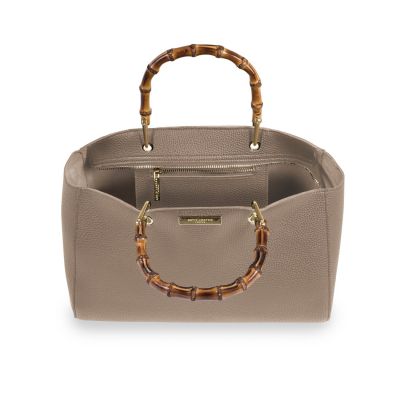 Katie Loxton Avery Bamboo Bag Taupe #3