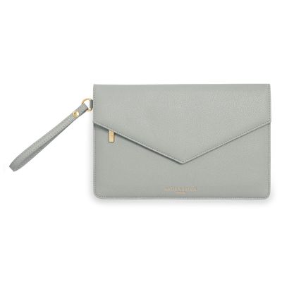Katie Loxton Esme Envelope Clutch Bag Grey