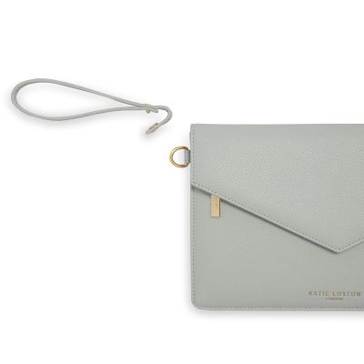 Katie Loxton Esme Envelope Clutch Bag Grey #4
