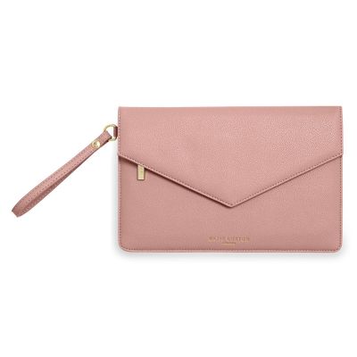 Katie Loxton Esme Envelope Clutch Bag Pink #1