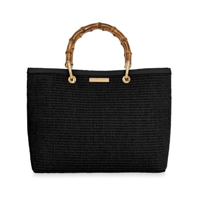 Katie Loxton Callie Bamboo Handbag Black #1